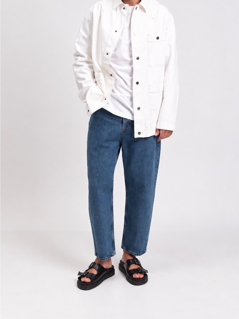 Jacquemus White Denim Shirt Jacket